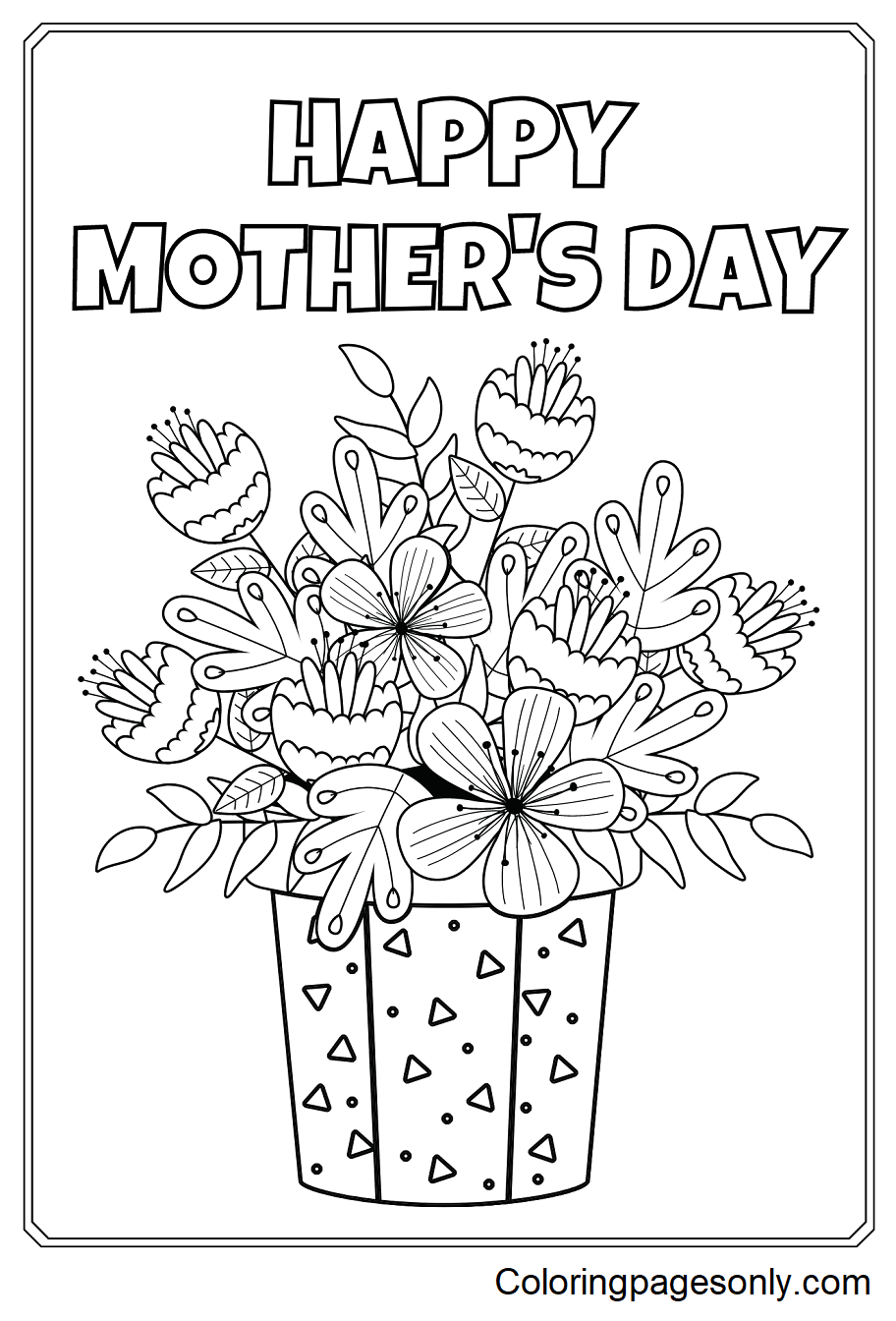 Mother 39 s Day Coloring Pages Coloring Pages For Kids And Adults 