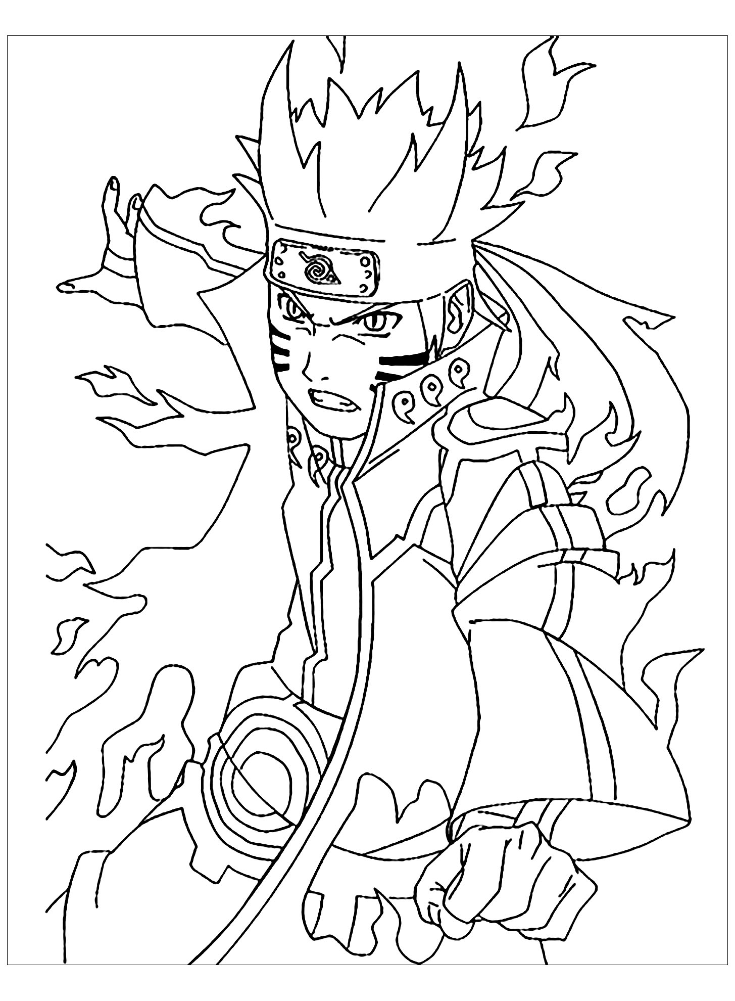 Naruto Coloring Pages Free Printable Naruto Coloring Pages My XXX Hot 