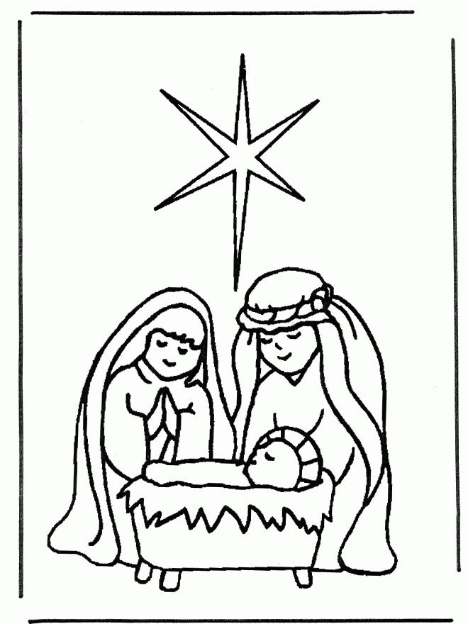 Nativity Free Coloring Pages Printable Coloring Home