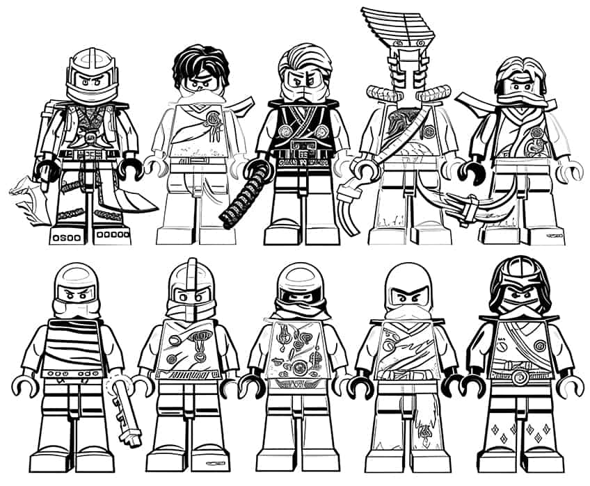 Ninjago Coloring Pages 110 Images Free Printable Ninjago 60 OFF