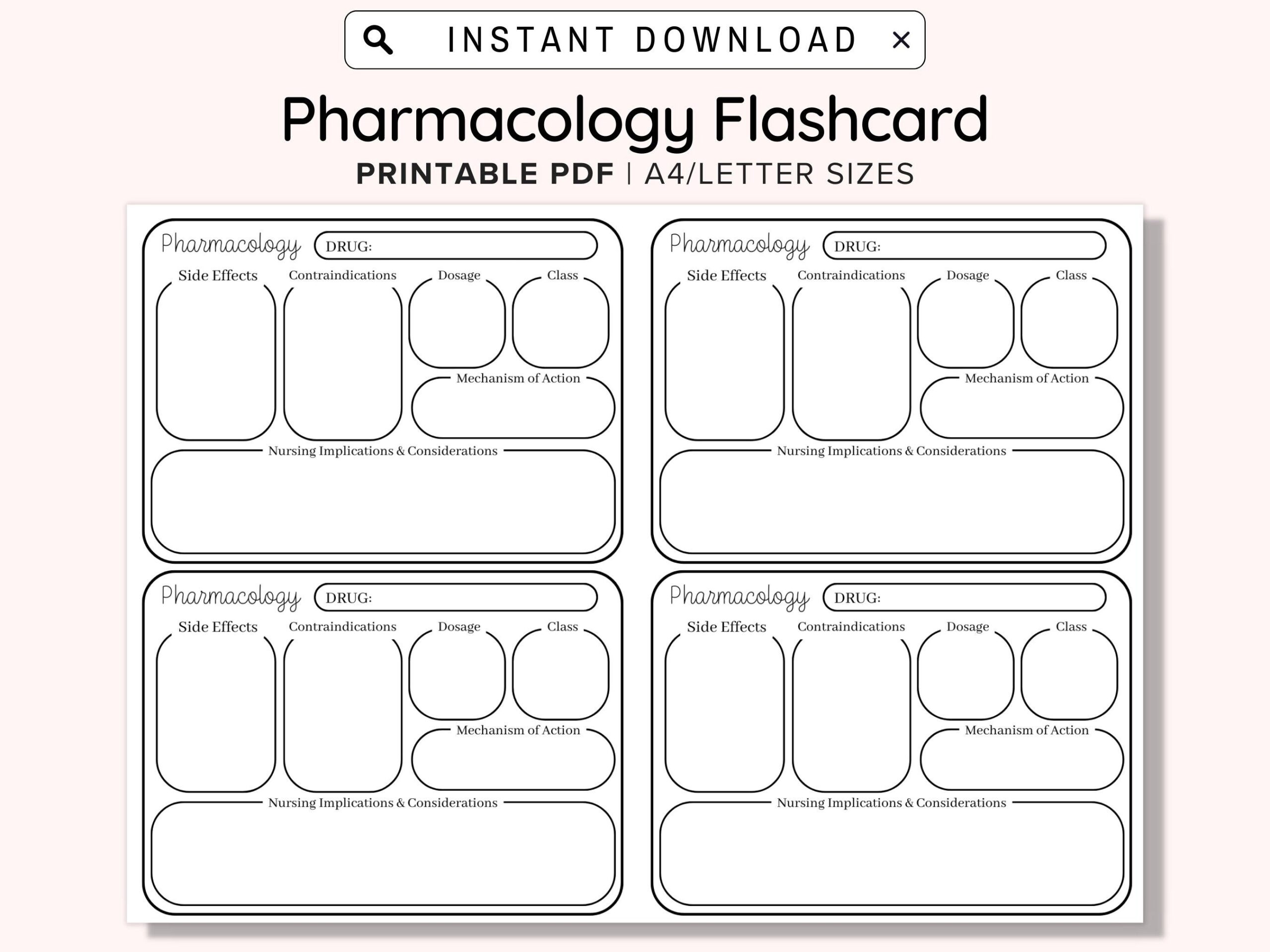 Nursing Pharmacology Flashcards