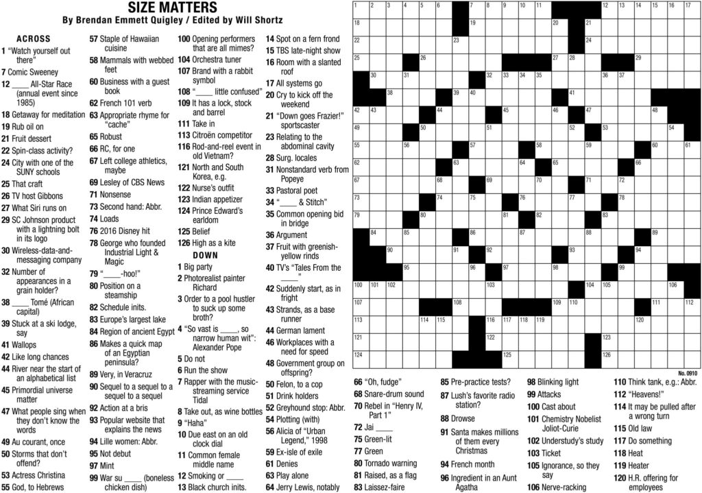 Nyt Crossword Answers January 26 2025 Aurora Leclerc