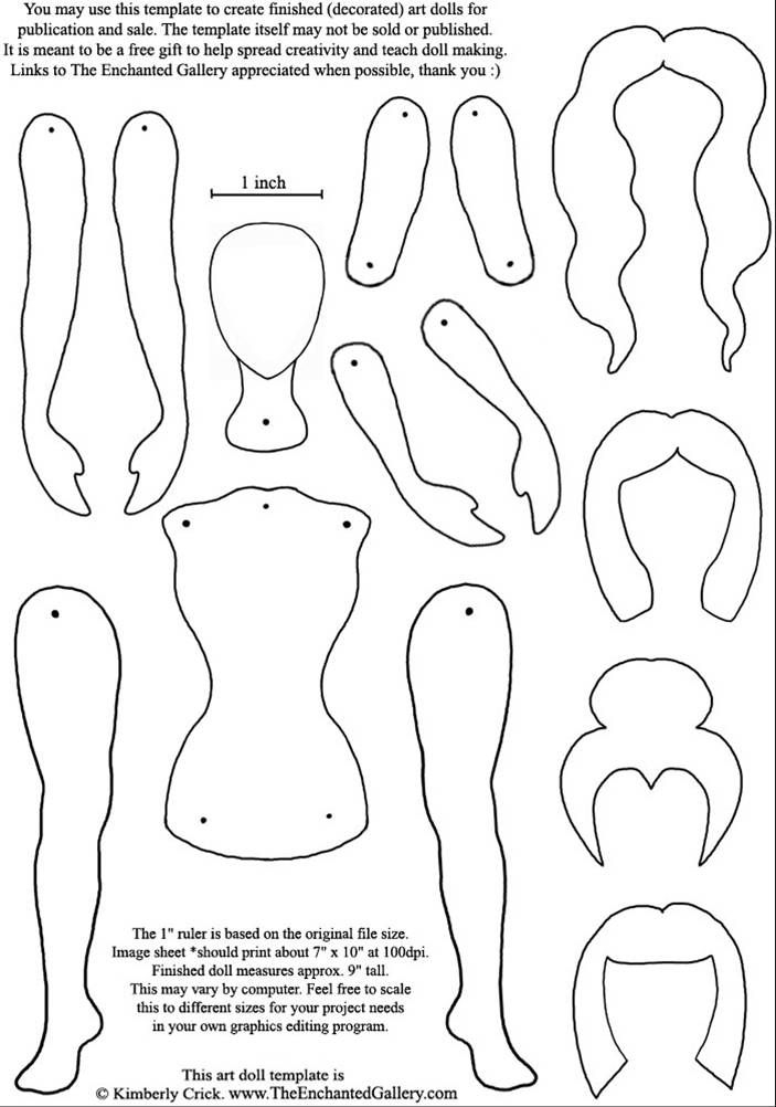 Paper Doll Template Printable