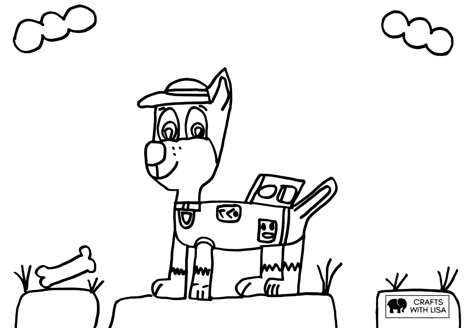 Paw Patrol Color Sheet Chase Infoupdate