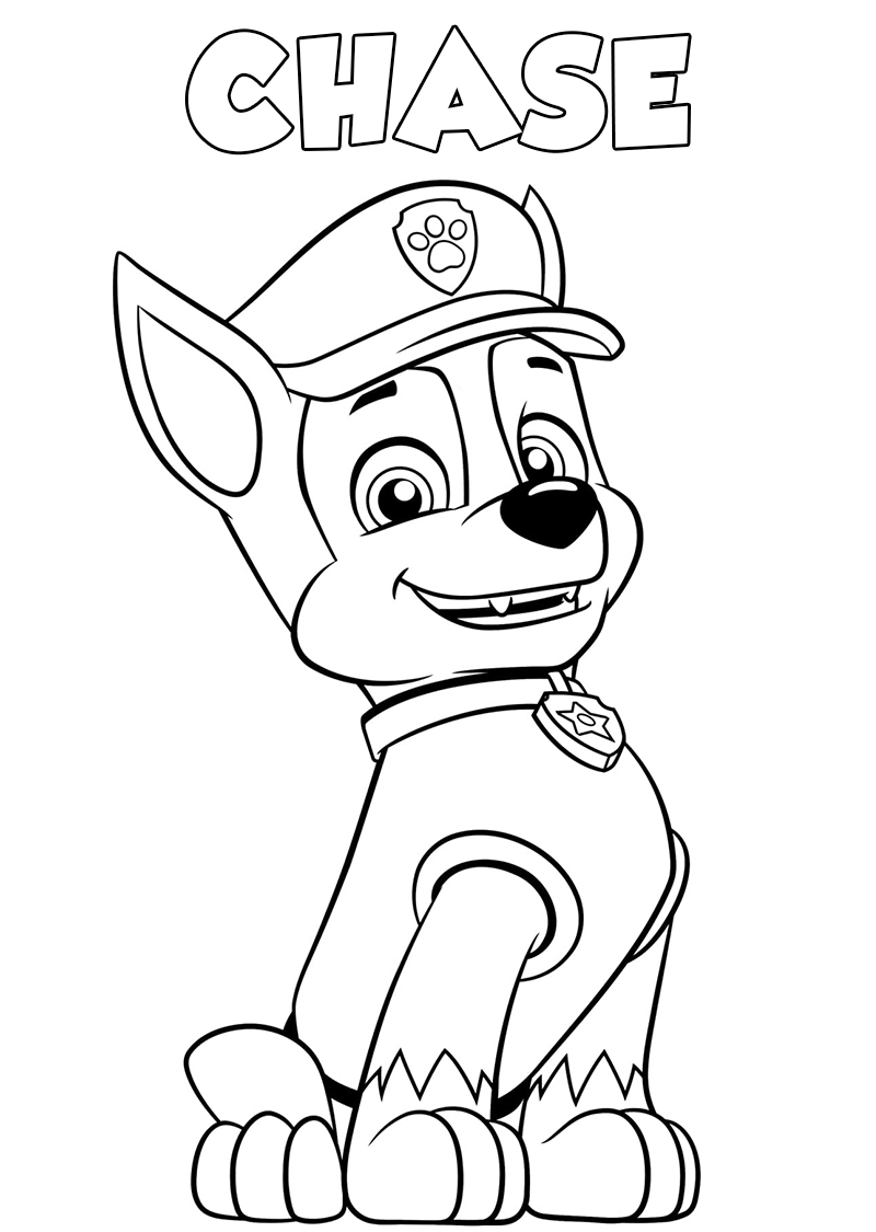 Paw Patrol Printable Coloring Pages