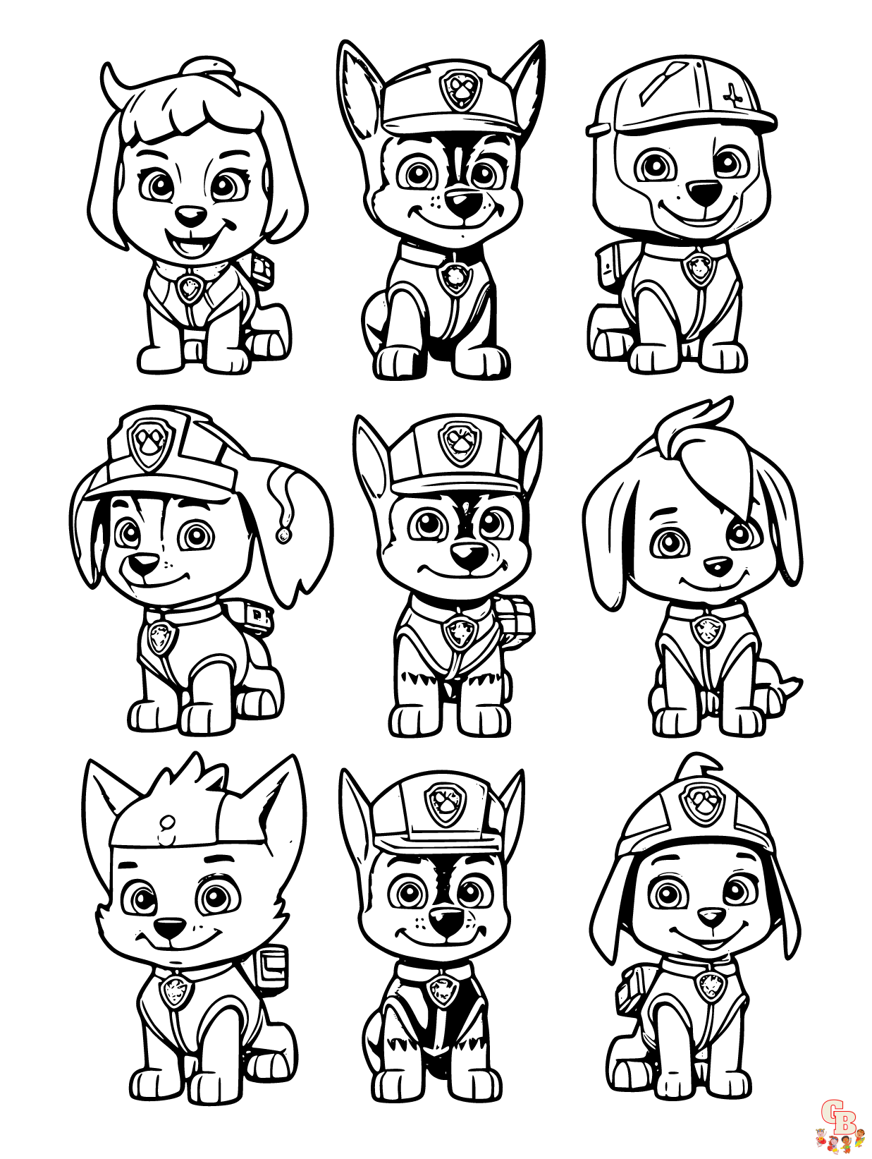 Paw Patrol Printable Pictures To Colour Free Infoupdate