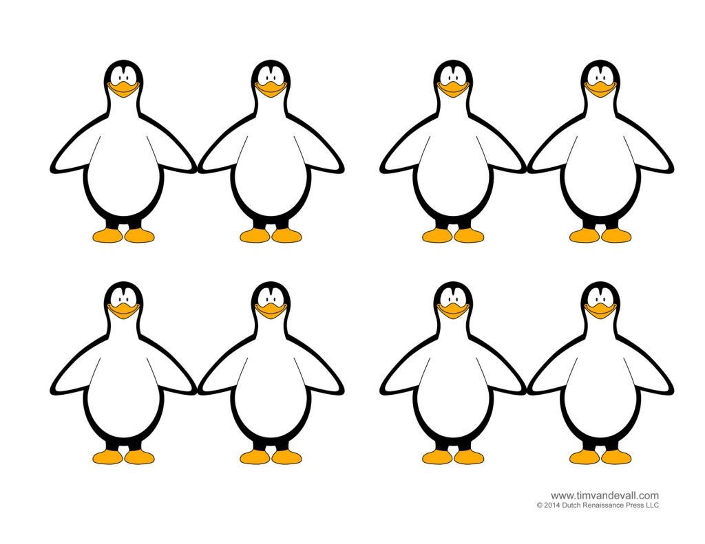 Penguin Template Coloring Pages Clipart Pictures And Crafts Free 