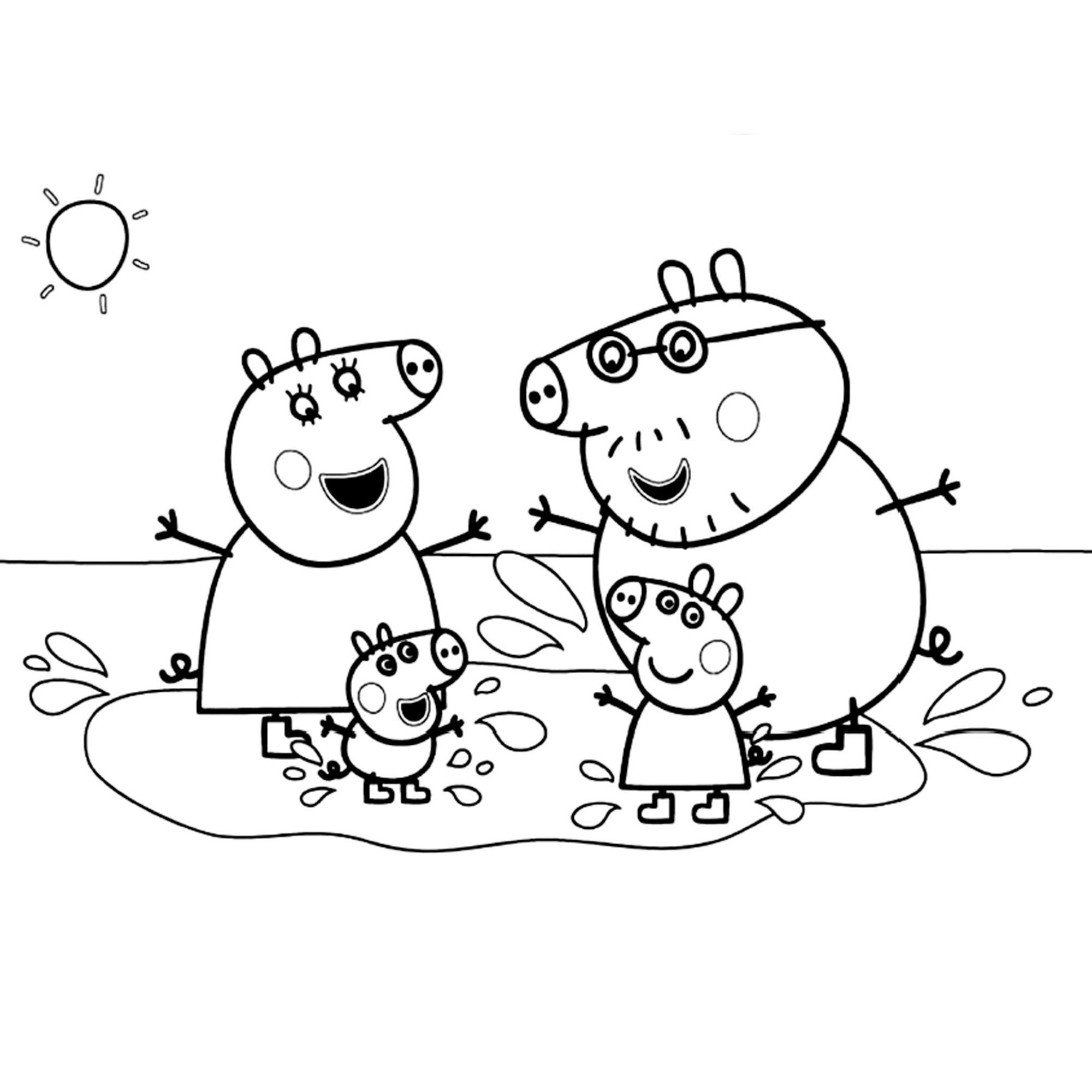 Peppa Pig Coloring Pages Peppa Pig Coloring Pages Pep Vrogue co