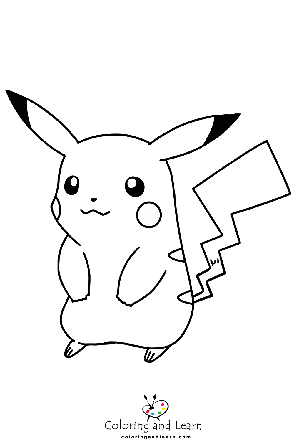 Pikachu Coloring Pages FREE 2025 Coloring And Learn