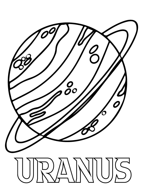 Planet Uranus Coloring Page Free Printable Coloring Pages For Kids