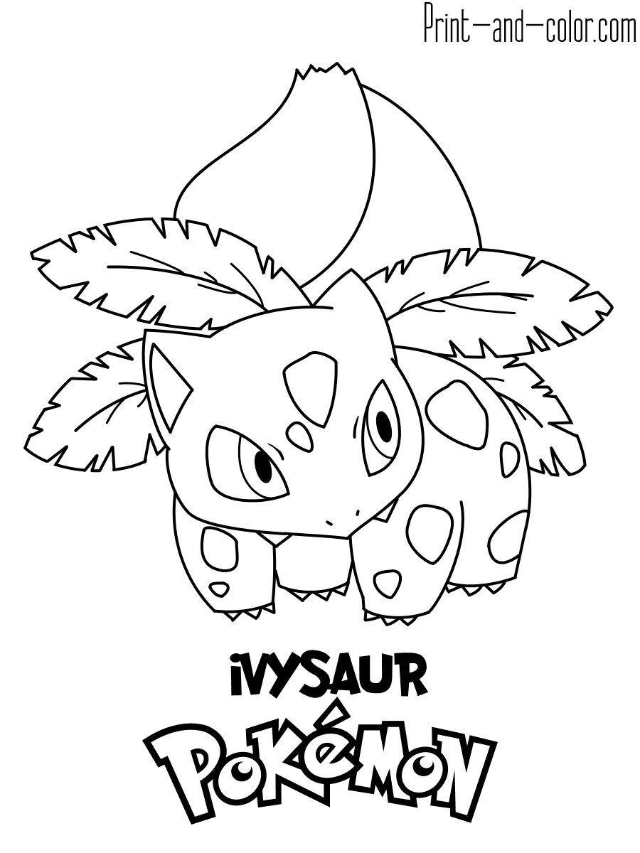 Pokemon Coloring Pages Print And Color