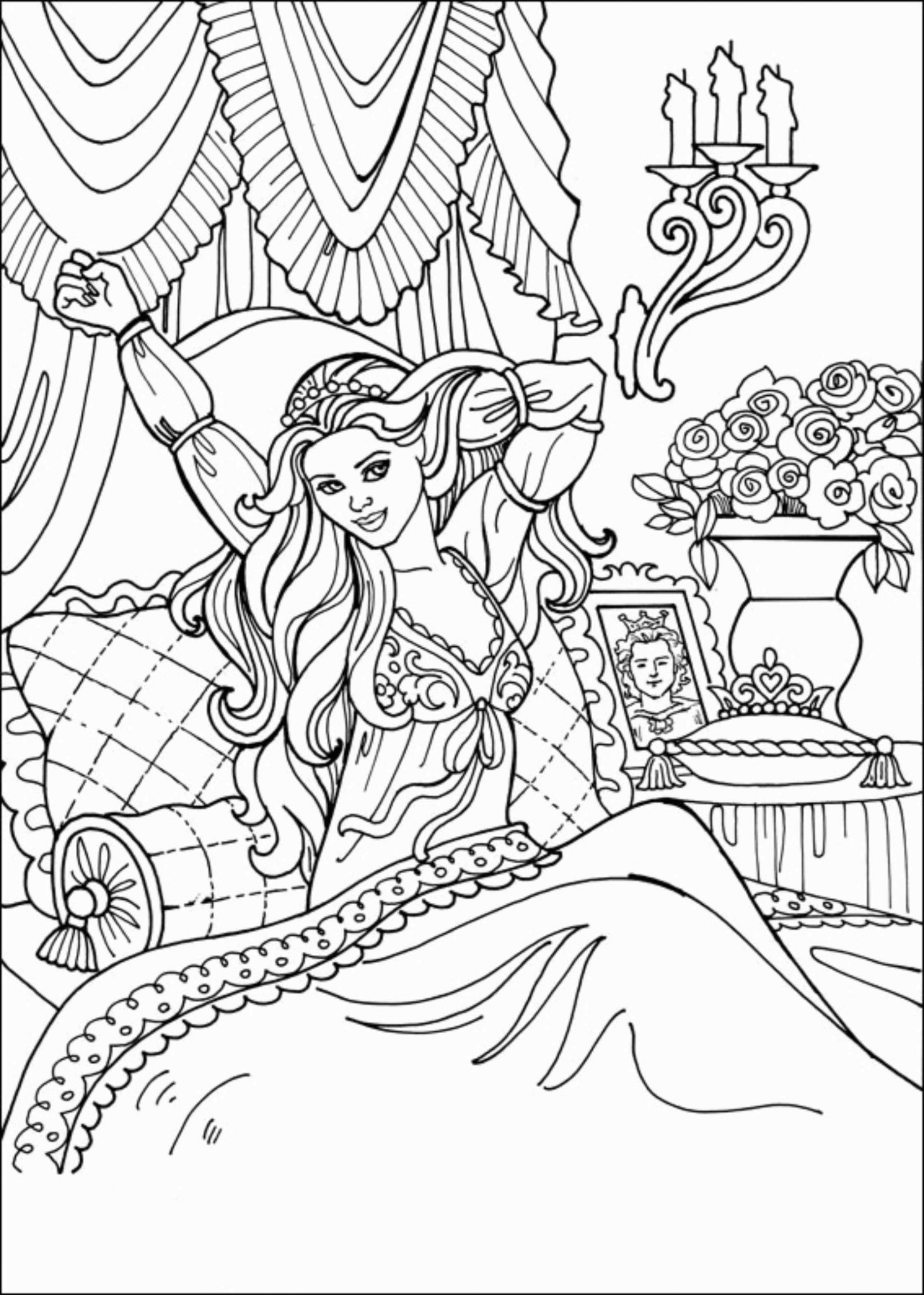 Princess Coloring Pages For Kids