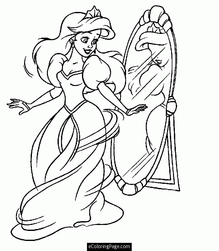 Princess Printable Coloring Pages Coloring Home