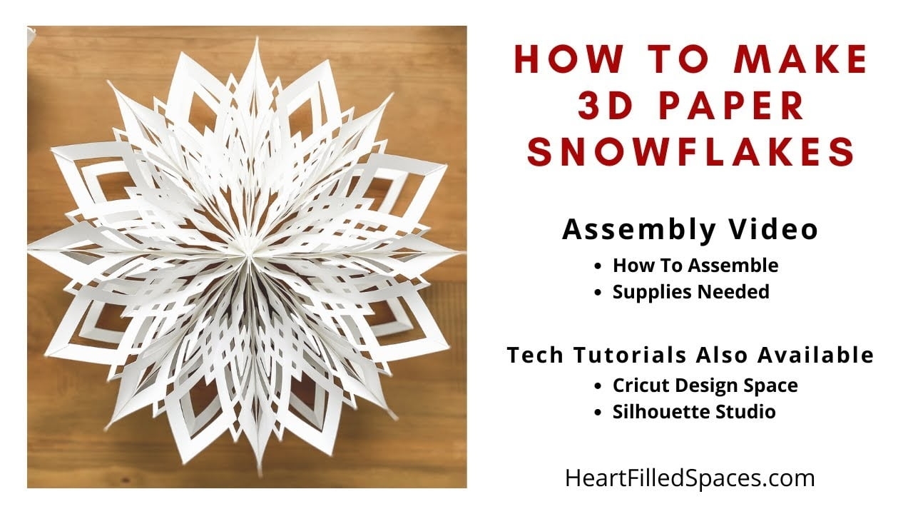 Printable 3d Snowflake Template Free Printable
