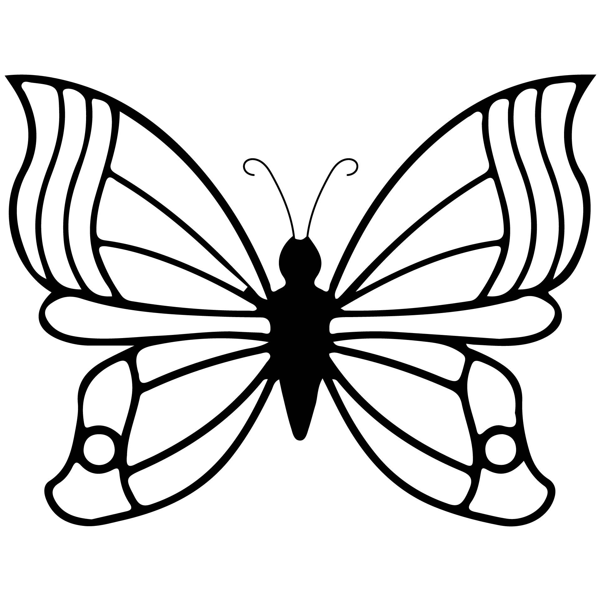 Printable Butterfly Template Vrogue co