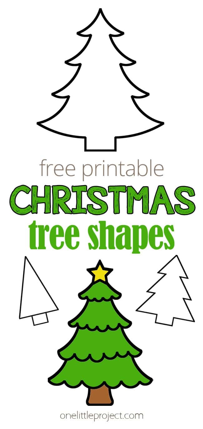 Printable Christmas Tree Template Free Free Printable Templates