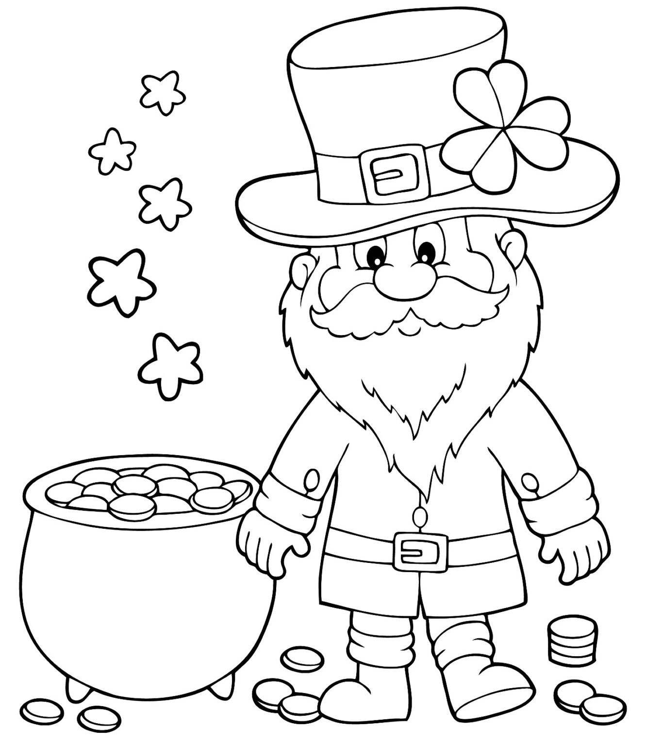 Printable Coloring Pages St Patrick 39 s Day