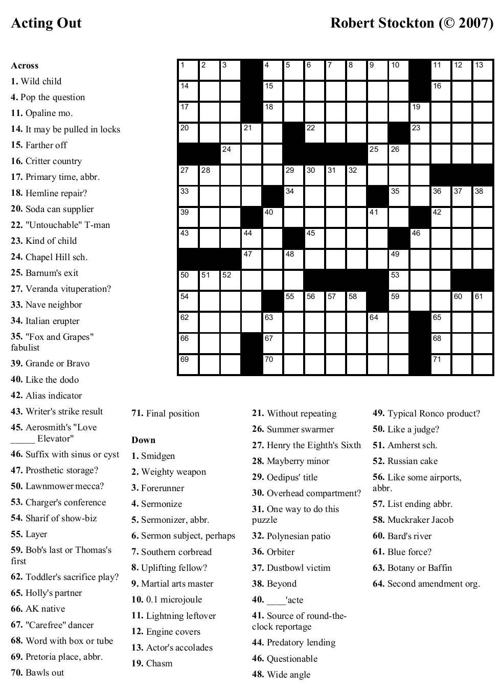 Printable Crosswords About Friendship Trials Ireland Free Printable 