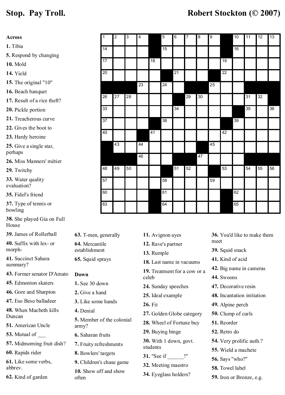 Printable Crosswords For 5 Year Olds Printable Crossword Puzzles