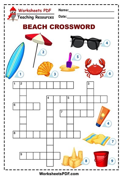 Printable Crosswords Free Download Worksheets PDF