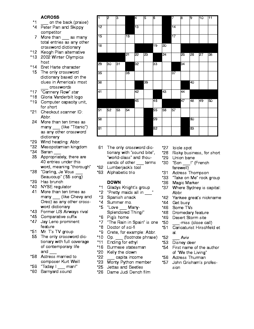 Printable Easter Crossword Puzzles For Adults James Crossword Puzzles