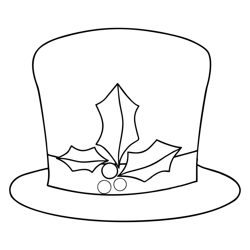 Printable Felt Snowman Hat Template Printable JD