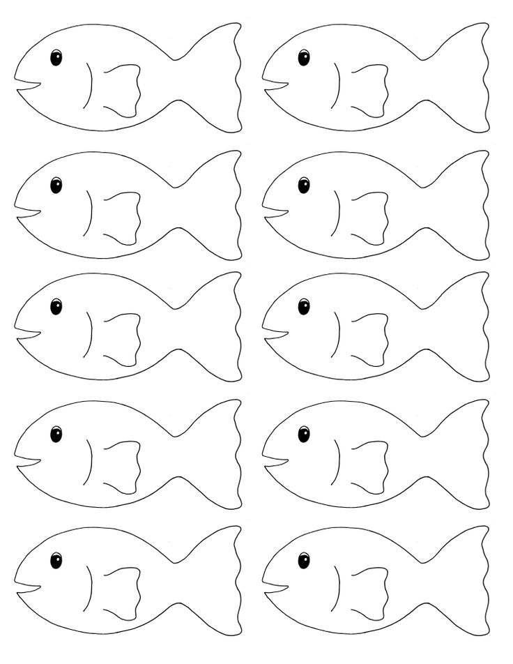 Printable Fish Template