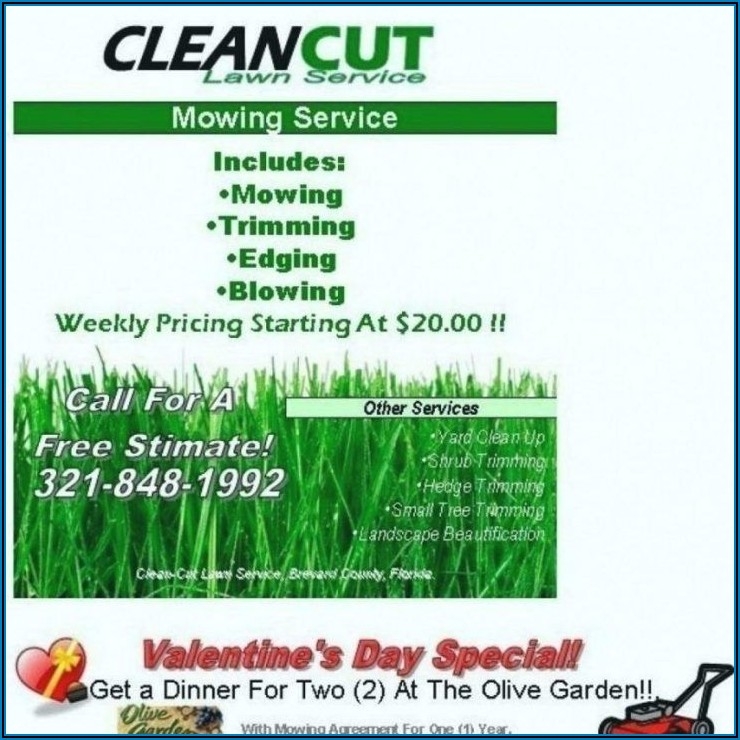 Printable Free Lawn Care Flyer Template For Microsoft Word Printable
