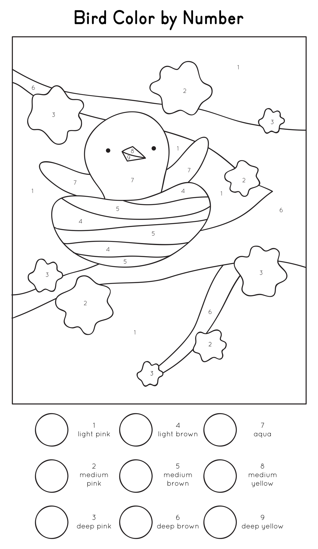 Printable Free Paint By Numbers Templates Printable Templates