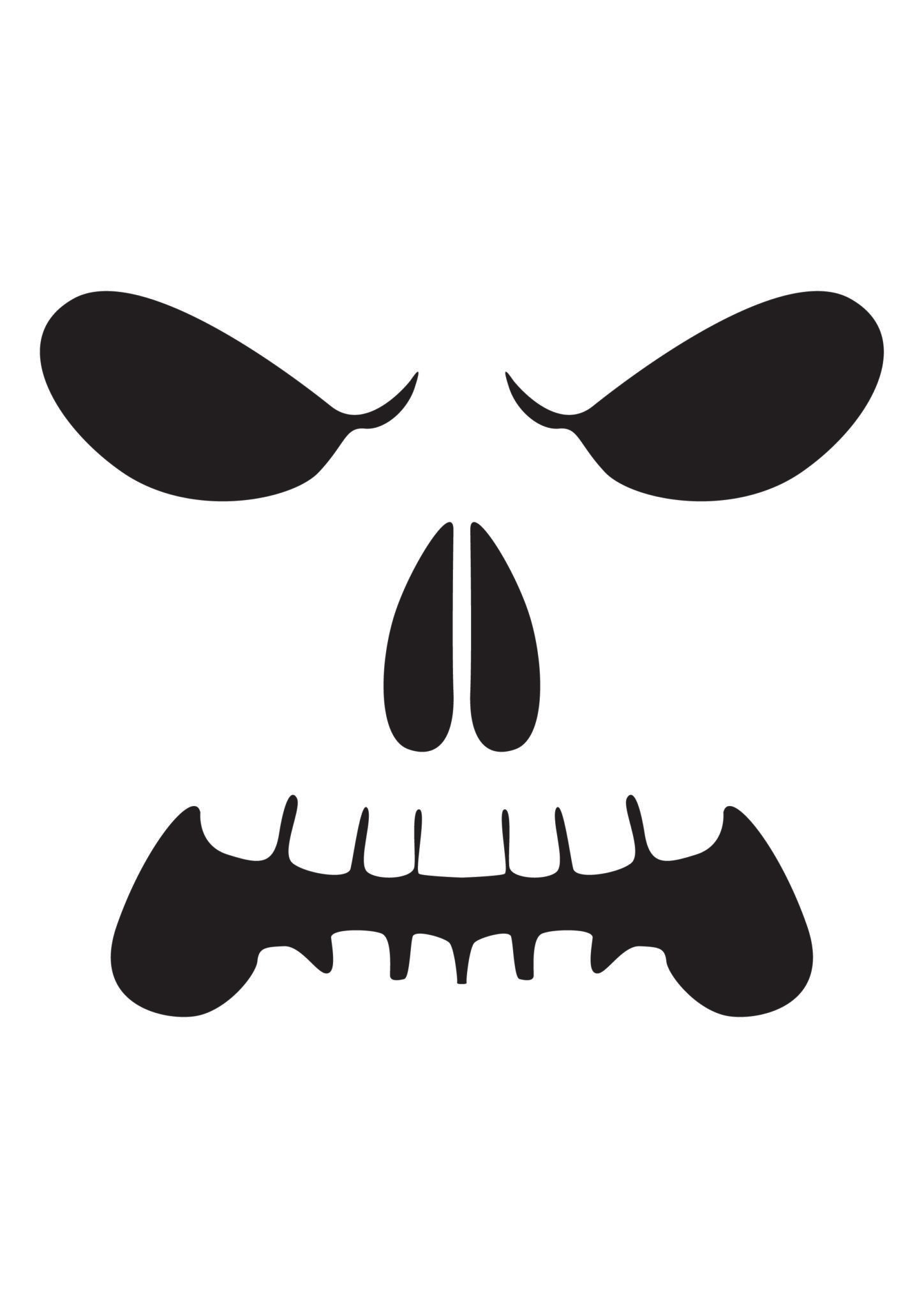 Printable Free Pumpkin Carving Template Printable Templates