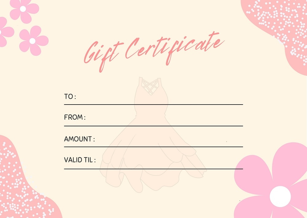 Printable Gift Card Template PrintableLib