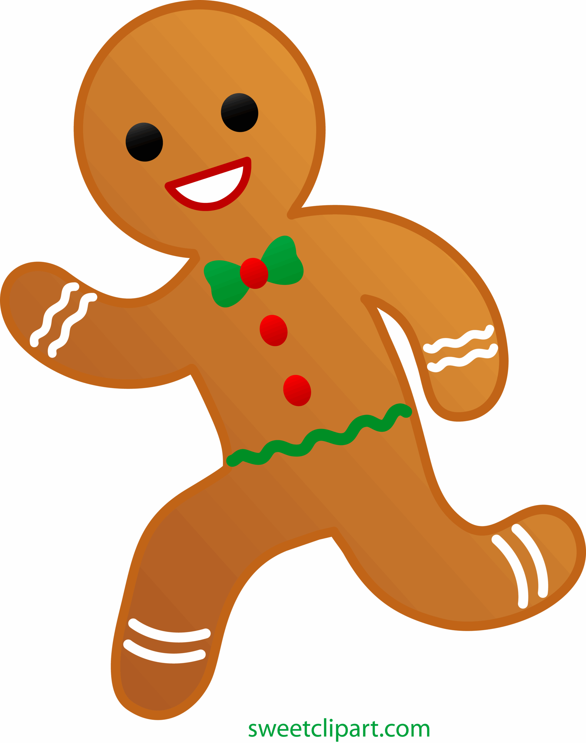 Printable Gingerbread Man Clipart