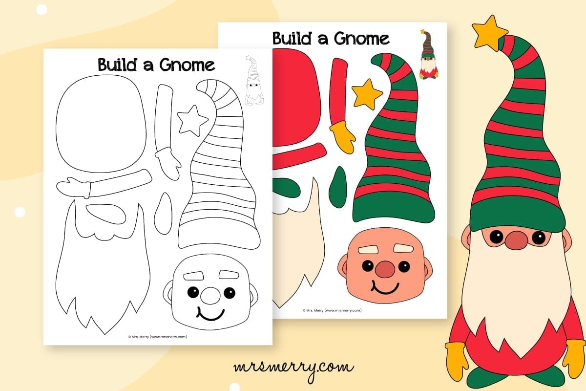 Printable Gnome Template Printable Templates Online By Paul Printable