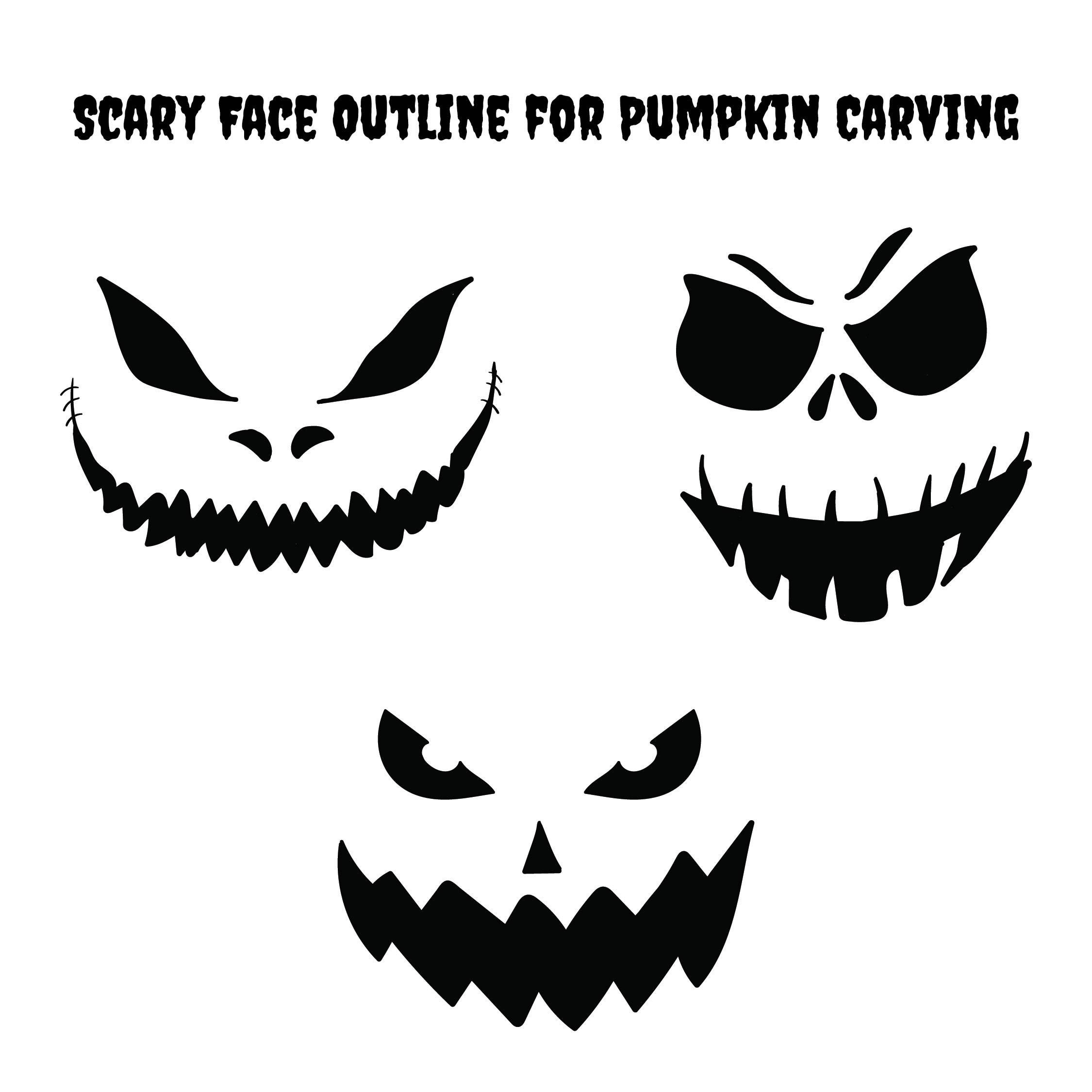 Printable Halloween Pumpkin Stencils Free Printable Templates