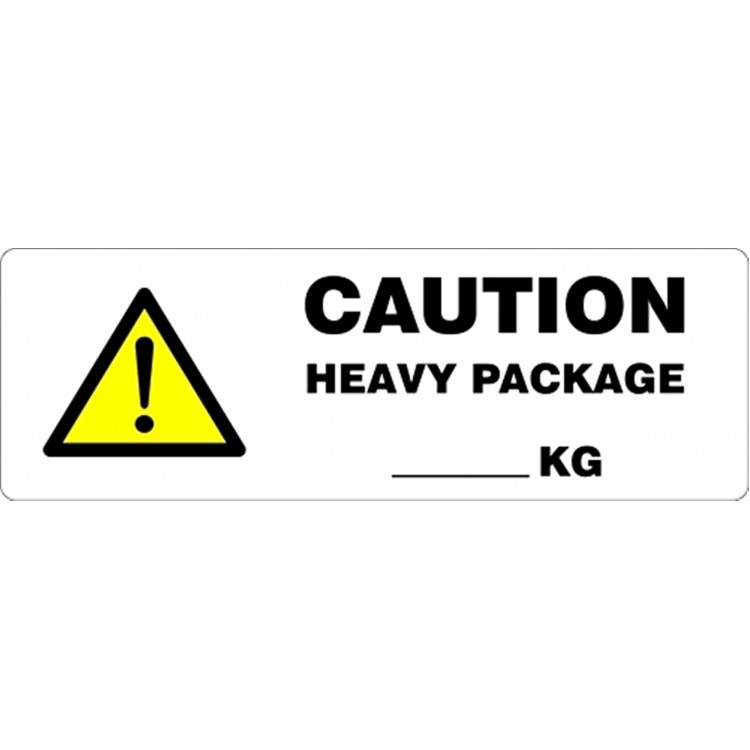 Printable Heavy Package Label