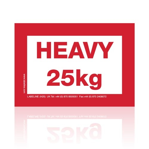 Printable Heavy Package Label
