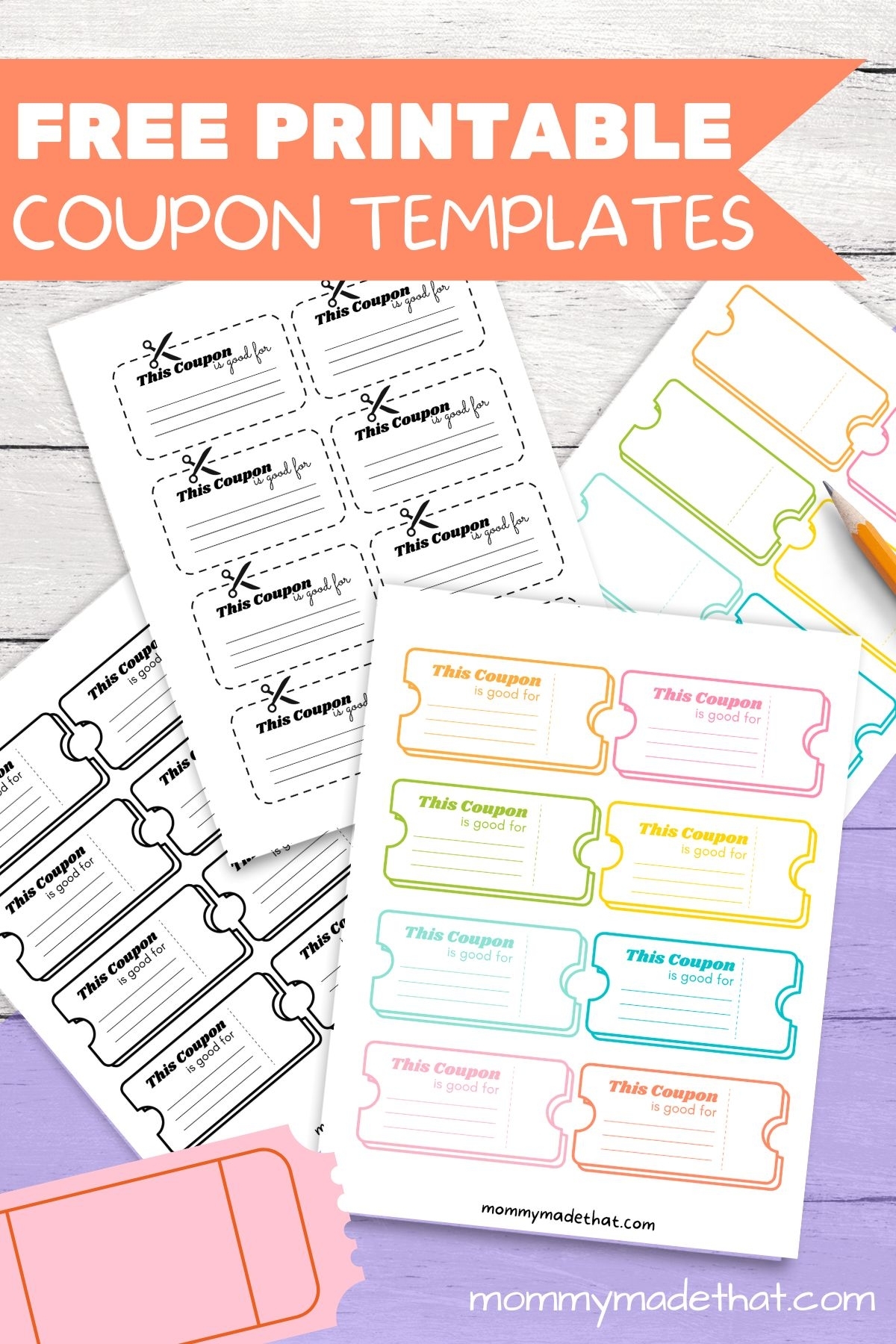 Printable Homemade Coupon Book Template Printables Template Free