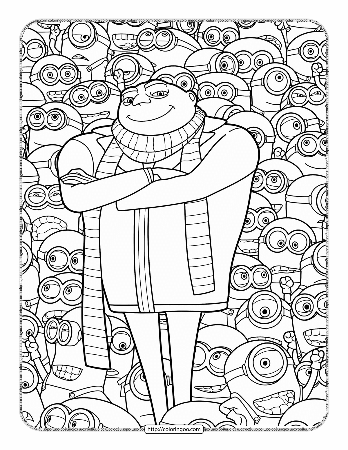 Printable Minions Coloring Pages Updated 2024 