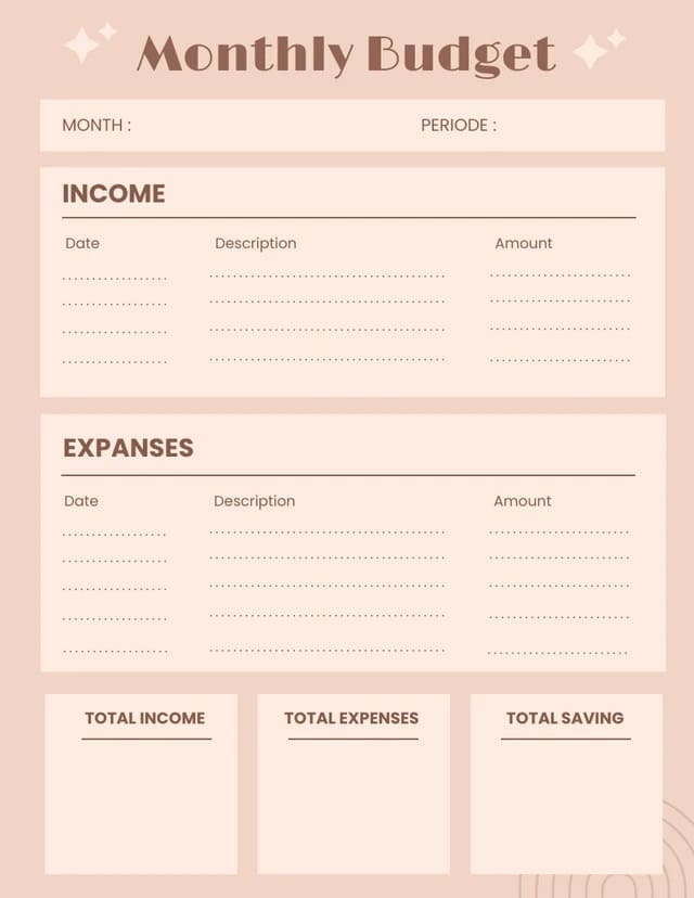 Printable Monthly Budget Template For Couples Free Download And Print 