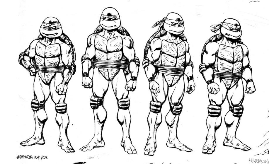 Printable Ninja Turtle Coloring Pages Coloring Home