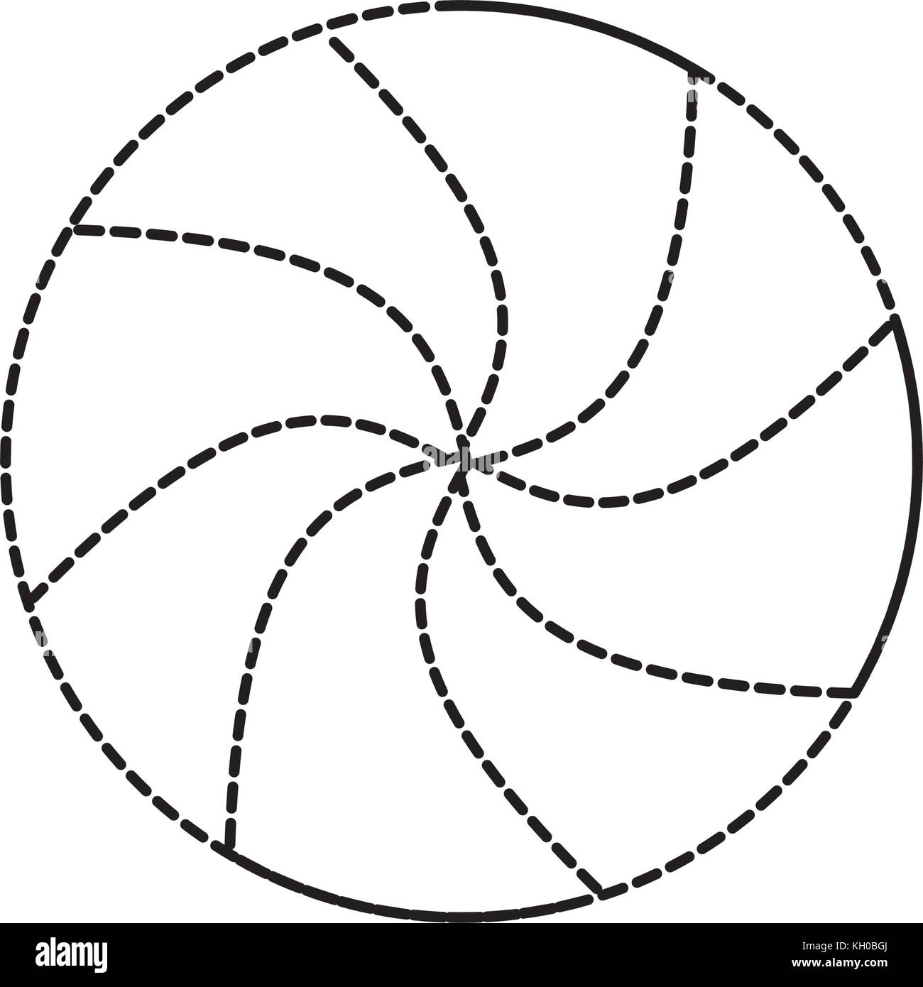 Printable Peppermint Swirl Template Free Printable