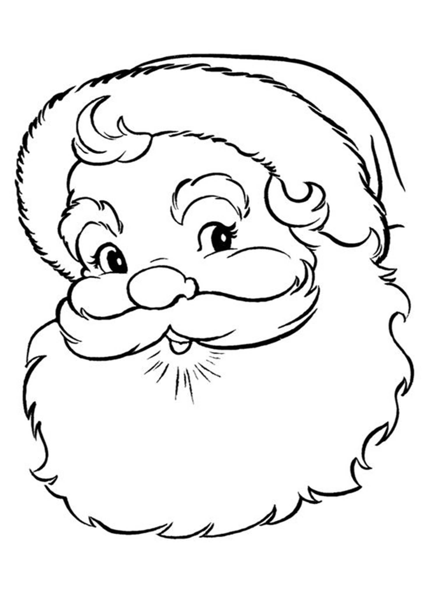 Printable Santa Coloring Pages