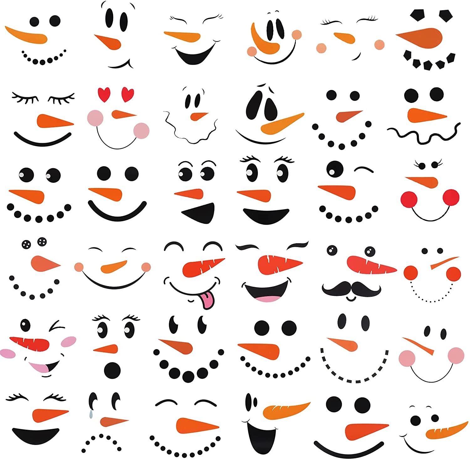 Printable Snowman Face Template Printable JD