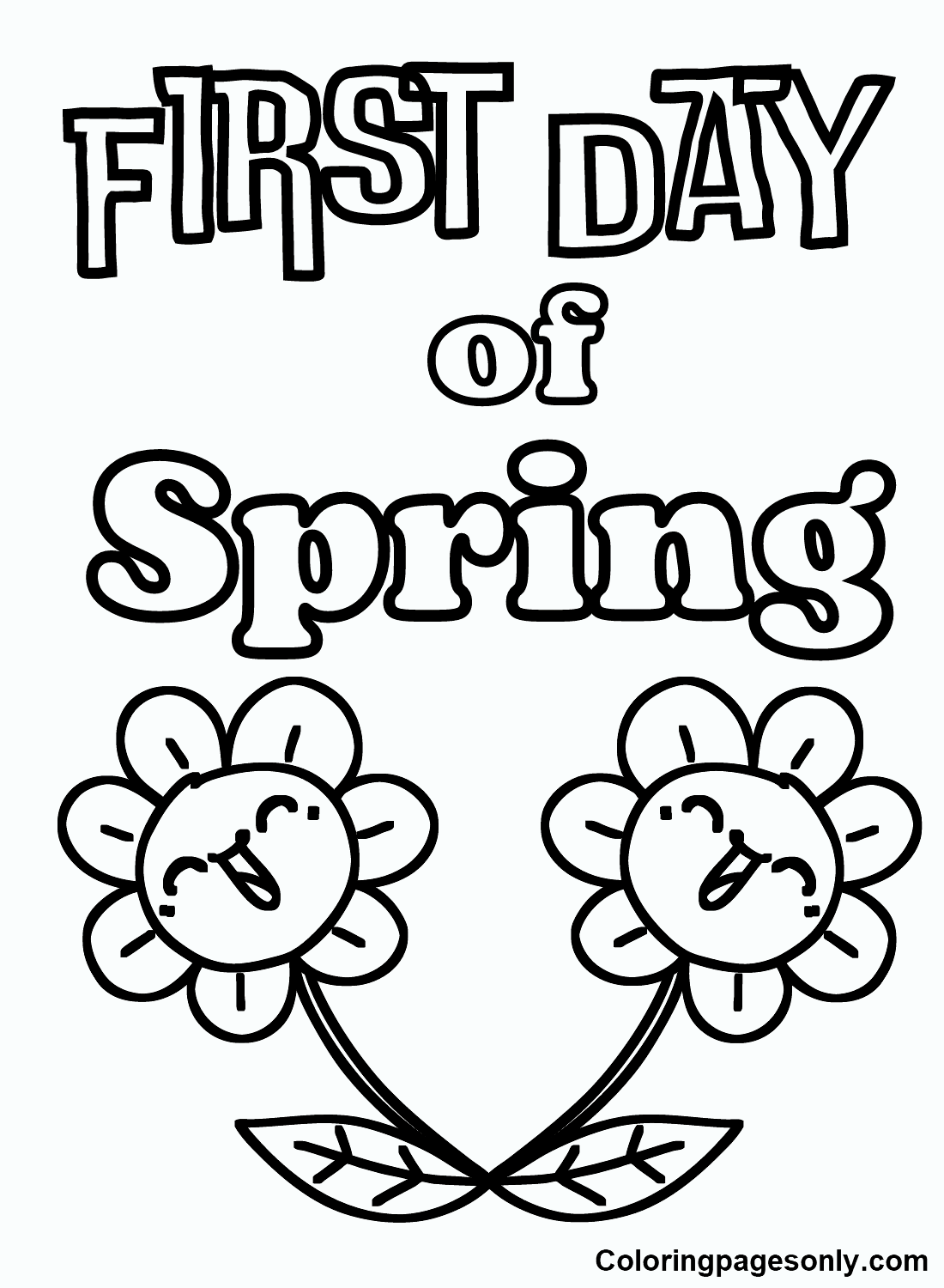 Printable Spring Coloring Pages 100 Free Printables 45 OFF