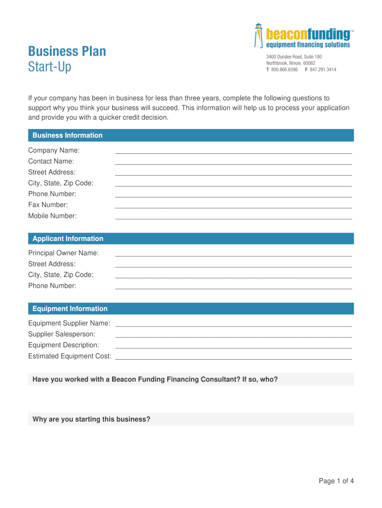 Printable Startup Business Plan Template Printable Templates