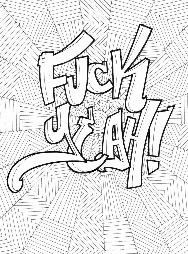Printable Swear Word Coloring Pages Free Calendar Printables