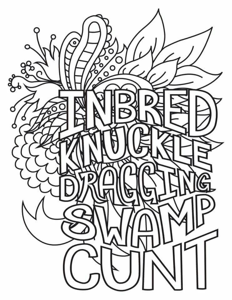 Printable Swear Word Coloring Pages Free Calendar Printables