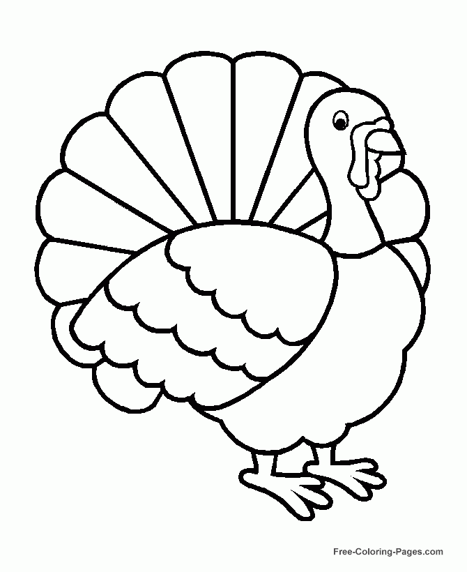 Printable Thanksgiving Coloring Pages 09