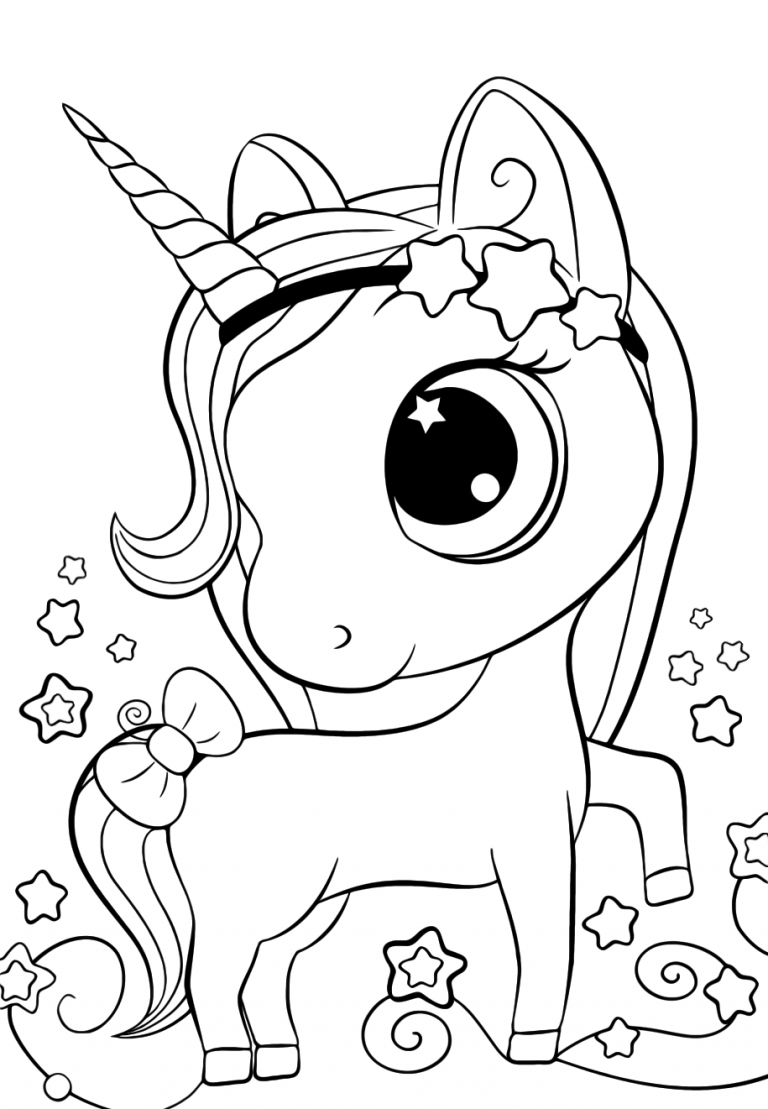Printable Unicorn Coloring Pages Milocycle