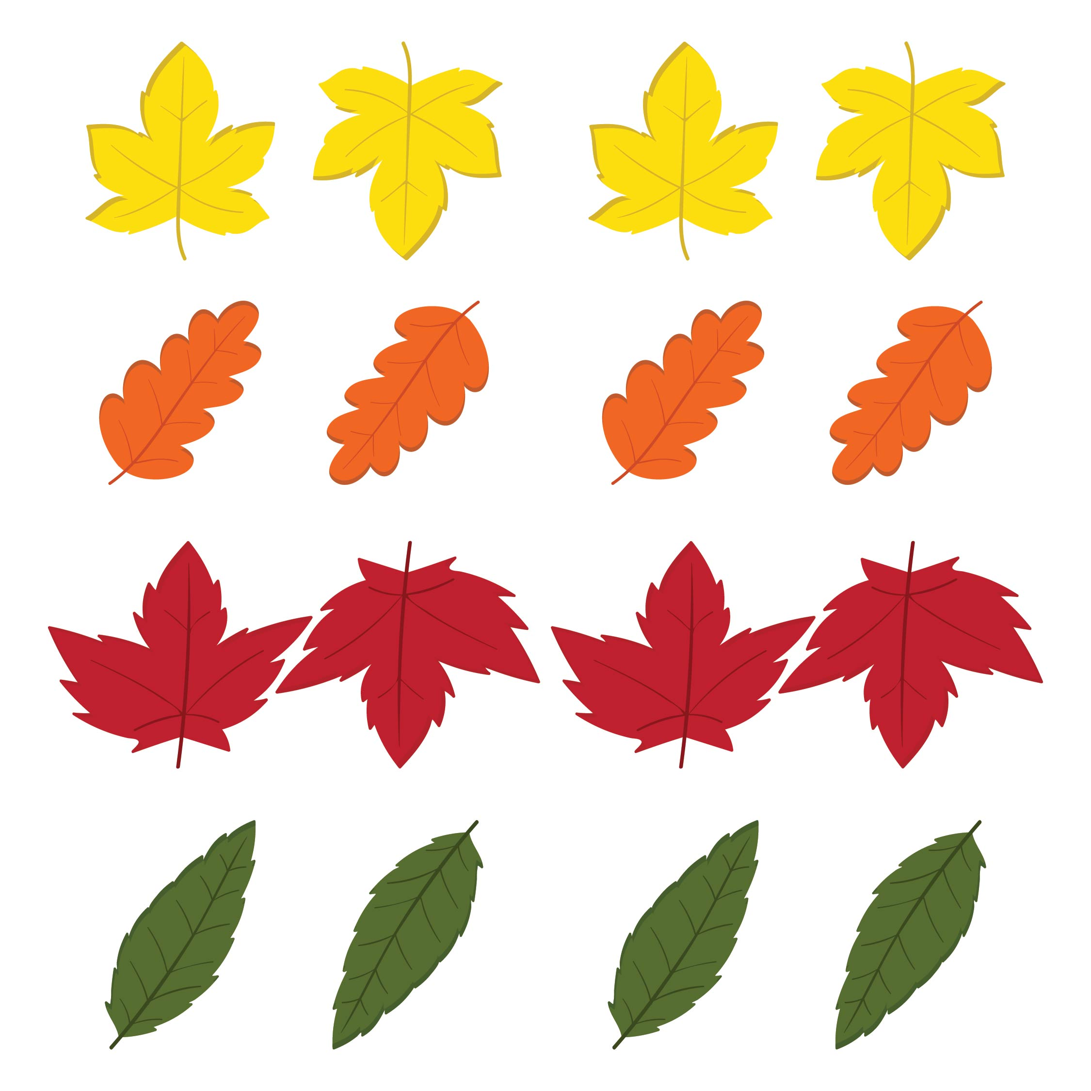 Printables Of Leaves Printable Leaves